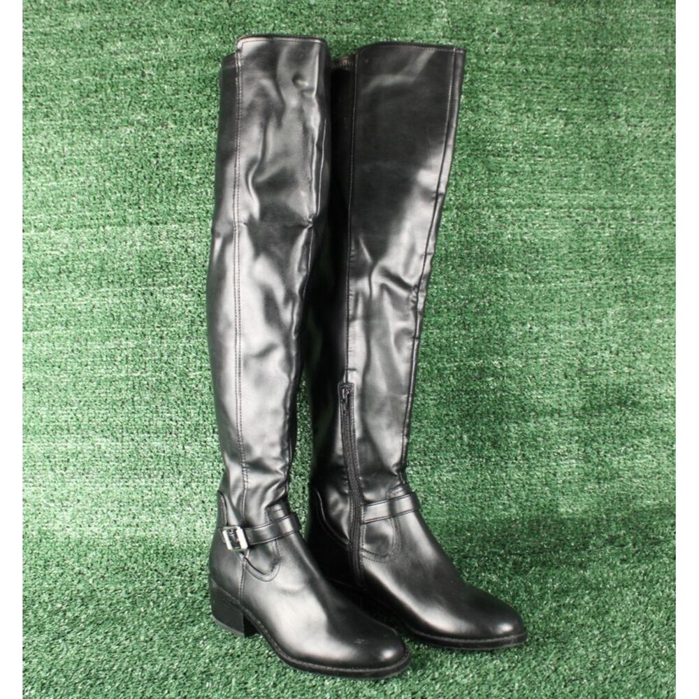 DV By Dolce Vita Womens Elyse Black Over-The-Knee Boots 6.5 Medium Fall Winter
